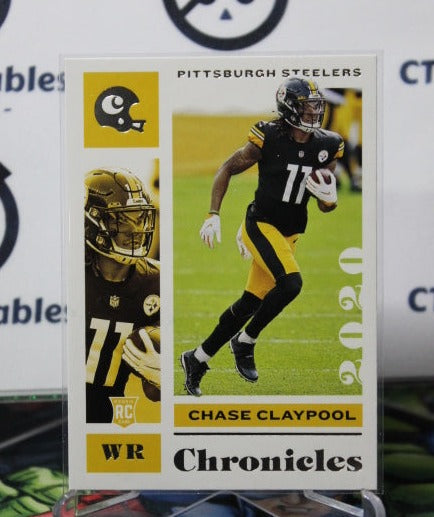 2020  PANINI CHRONICLES CHASE CLAYPOOL # 79 NFL PITTSBURGH STEELERS GRIDIRON  CARD