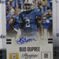 2015 PANINI PRESTIGE BUD DUPREE # 201 AUTO ROOKIE ERROR POOR MACHINE CUT BOTTOM NFL PITTSBURGH STEELERS GRIDIRON  CARD