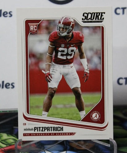 2018  PANINI SCORE MINKAH FITZPATRICK # 331 DRAFT ROOKIE NFL PITTSBURGH STEELERS GRIDIRON  CARD