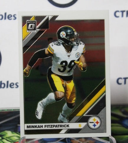 2019  PANINI DONRUSS OPTIC MINKAH FITZPATRICK # 58 NFL PITTSBURGH STEELERS GRIDIRON  CARD