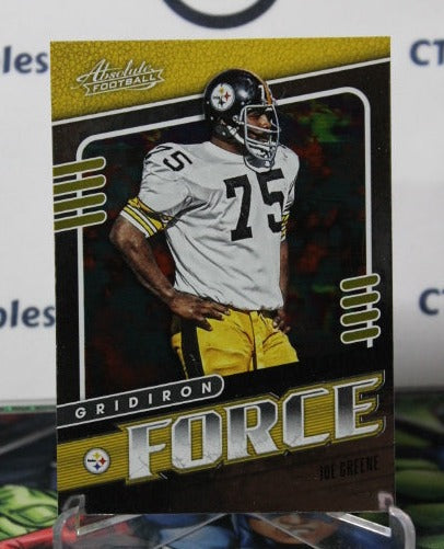 2019  PANINI ABSOLUTE JOE GREENE # 2  GRIDIRON FORCE NFL PITTSBURGH STEELERS GRIDIRON  CARD