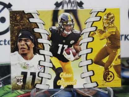 2020 PANINI OMEGA CHASE CLAYPOOL # O-16 ROOKIE NFL PITTSBURGH STEELERS GRIDIRON  CARD