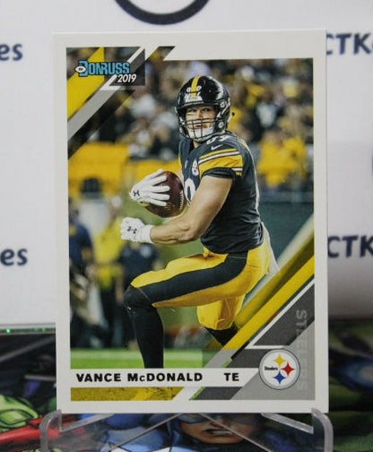 2019  PANINI DONRUSS VANCE McDONALD # 215 NFL PITTSBURGH STEELERS GRIDIRON  CARD