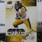 2009  UPPER DECK TROY POLAMALU # AS-25 STAR ATTRACTIONS NFL PITTSBURGH STEELERS GRIDIRON  CARD