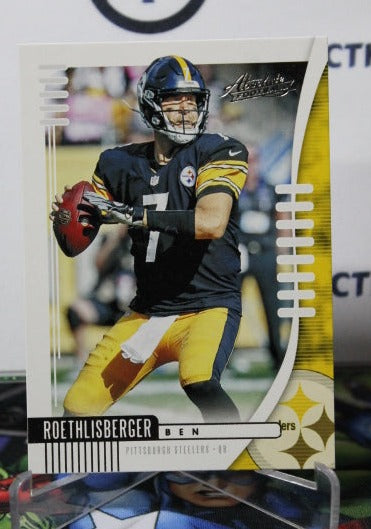2019 PANINI ABSOLUTE BEN ROETHLISBERGER # 16 NFL PITTSBURGH STEELERS GRIDIRON  CARD