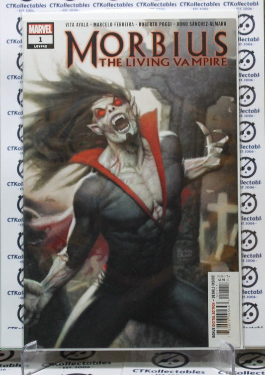 MORBIUS # 1 THE LIVING VAMPIRE MARVEL COMICS NM 2019