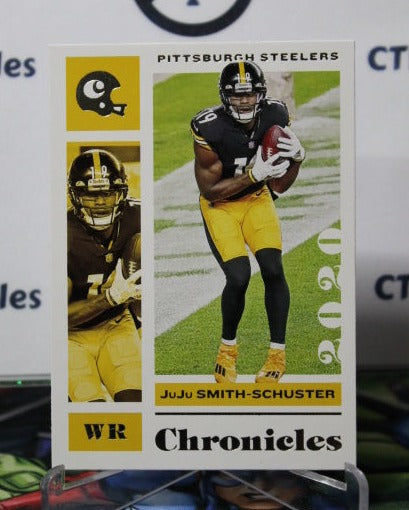 2020 PANINI CHRONICLES JUJU SMITH-SCHUSTER # 81 NFL PITTSBURGH STEELERS GRIDIRON  CARD