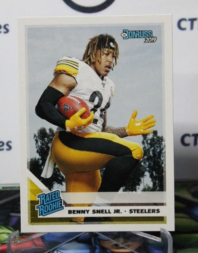 2019 PANINI DONRUSS BENNY SNELL JR.  # 335 RATED ROOKIE   NFL PITTSBURGH STEELERS GRIDIRON  CARD