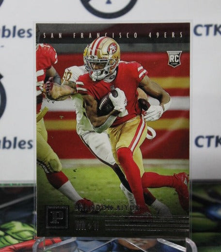 2020 PANINI CHRONICLES BRANDON AIYUK # PA-17 ROOKIE  NFL SAN FRANCISCO 49ERS GRIDIRON  CARD