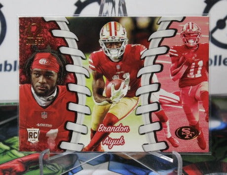 2020 PANINI CHRONICLES OMEGA BRANDON AIYUK # O-18 ROOKIE  NFL SAN FRANCISCO 49ERS GRIDIRON  CARD