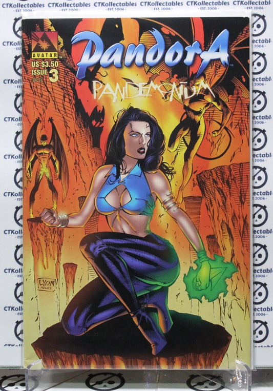 PANDORA # 3 PANDEMONIUM  F/VF AVATAR COMICS MATURE SEXY COMIC BOOK 1997