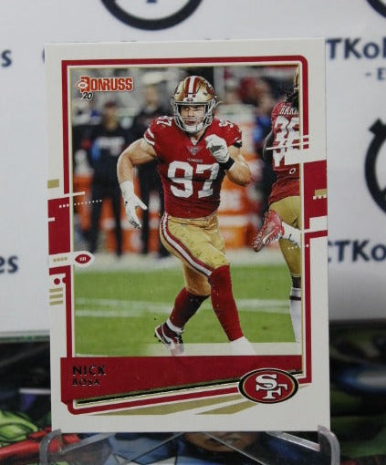 2020 PANINI DONRUSS NICK BOSA # 12  NFL SAN FRANCISCO 49ERS GRIDIRON  CARD