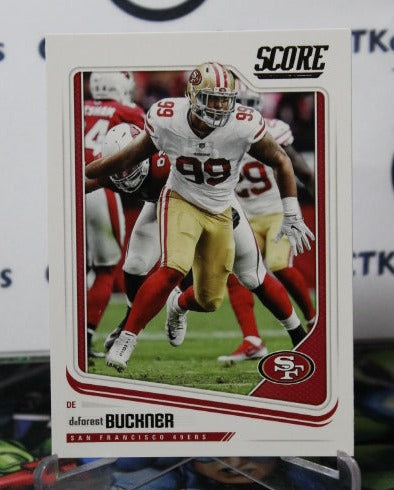 2018 PANINI SCORE DeFOREST BUCKNER # 286  NFL SAN FRANCISCO 49ERS GRIDIRON  CARD