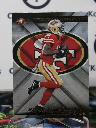 2018 PANINI XR MARQUISE GOODWIN # 96  NFL SAN FRANCISCO 49ERS GRIDIRON  CARD