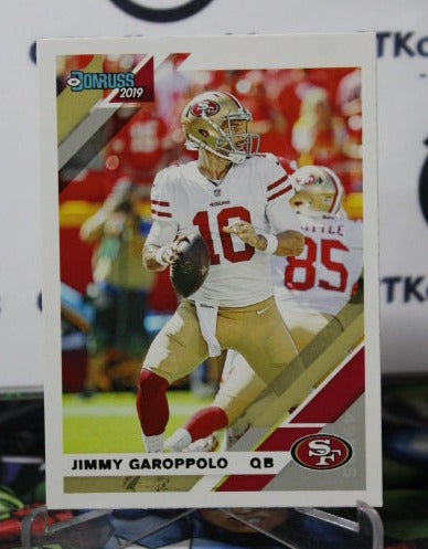 2019 PANINI DONRUSS JIMMY GAROPPOLO # 219  NFL SAN FRANCISCO 49ERS GRIDIRON  CARD