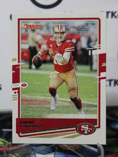 2020 PANINI DONRUSS JIMMY GAROPPOLO # 10  NFL SAN FRANCISCO 49ERS GRIDIRON  CARD