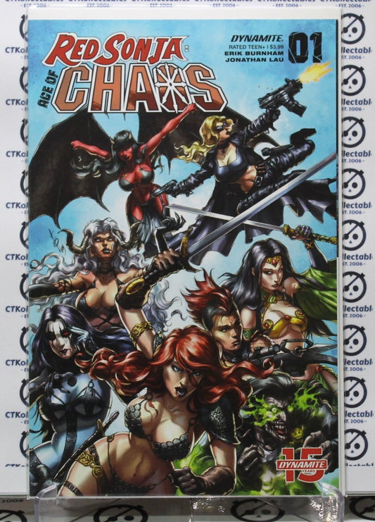 RED SONJA # 1 AGE OF CHAOS DYNAMITE COMICS VARIANT COVER NEW COMIC BOOK 2020