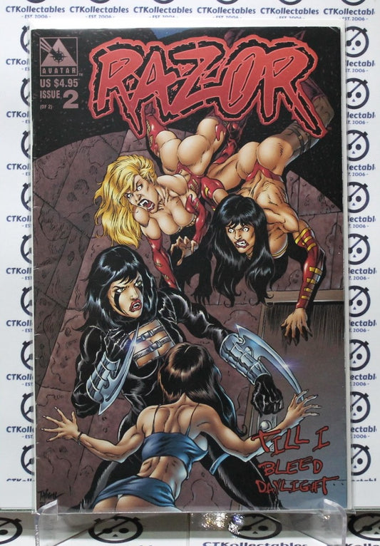 RAZOR  # 2 TILL I BLEED DAYLIGHT  F / VF AVATAR COMICS  COMIC BOOK 2001