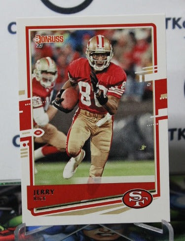 2020 PANINI DONRUSS JERRY RICE # 18  NFL SAN FRANCISCO 49ERS GRIDIRON  CARD