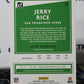 2020 PANINI DONRUSS JERRY RICE # 18  NFL SAN FRANCISCO 49ERS GRIDIRON  CARD