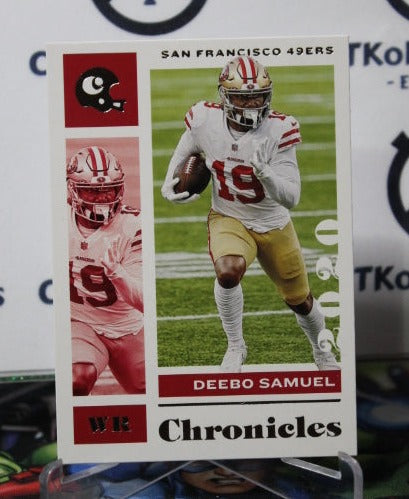 2020 PANINI CHRONICLES DEEBO SAMUEL # 83 NFL SAN FRANCISCO 49ERS GRIDIRON  CARD