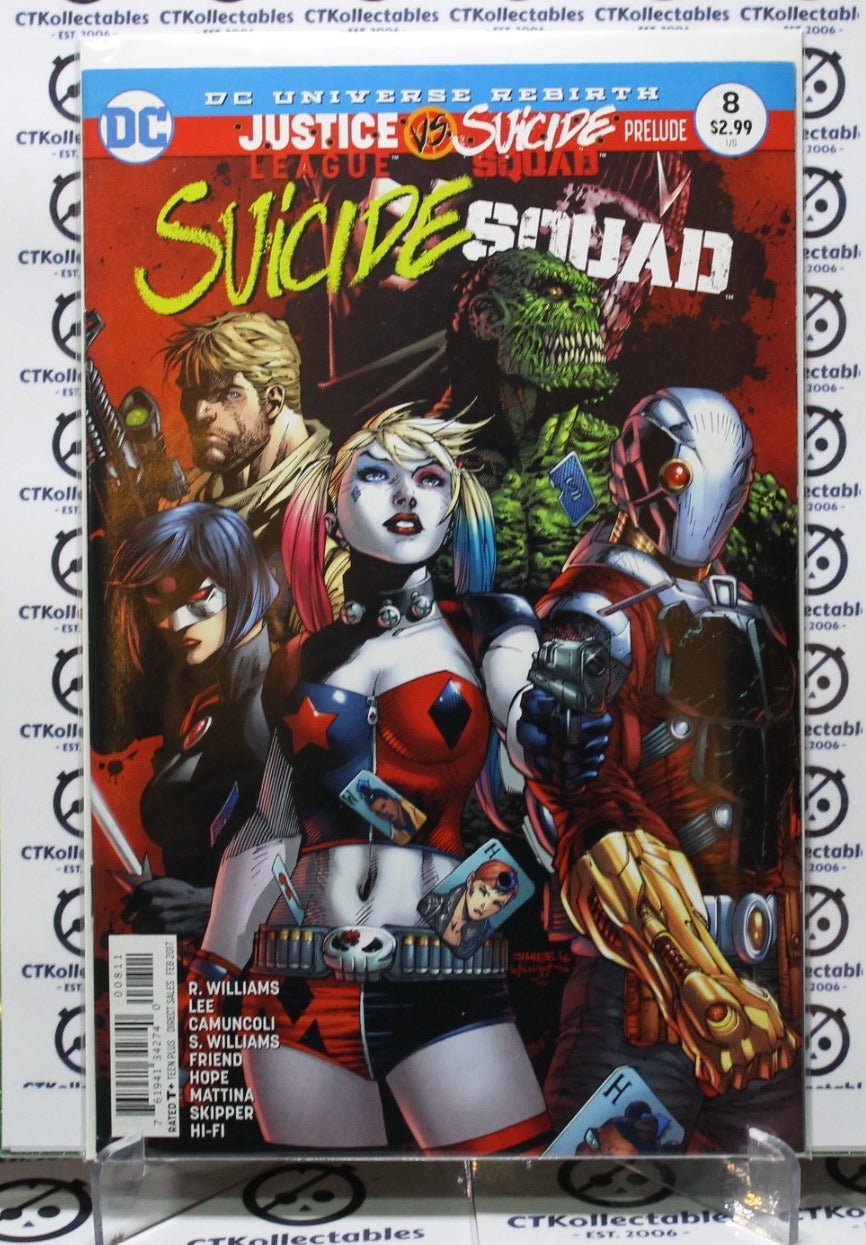 SUICIDE SQUAD # 8 PRELUDE VS JUSTICE LEAGUE NM  DC UNIVERSE COMIC BOOK  2017