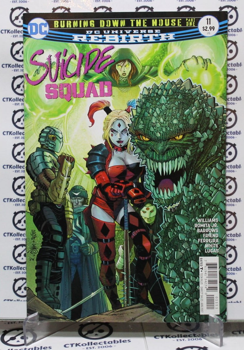 SUICIDE SQUAD # 11 REBIRTH BURNING DOWN THE HOUSE NM  DC UNIVERSE COMIC BOOK  2017