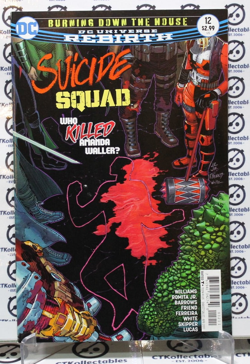 SUICIDE SQUAD # 12 REBIRTH BURNING DOWN THE HOUSE NM  DC UNIVERSE COMIC BOOK  2017