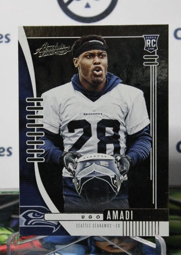 2019 ABSOLUTE UGO AMADI # 189 ROOKIE  NFL SEATTLE SEAHAWKS GRIDIRON  CARD