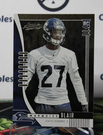 2019 ABSOLUTE MARQUISE BLAIR # 179 ROOKIE  NFL SEATTLE SEAHAWKS GRIDIRON  CARD