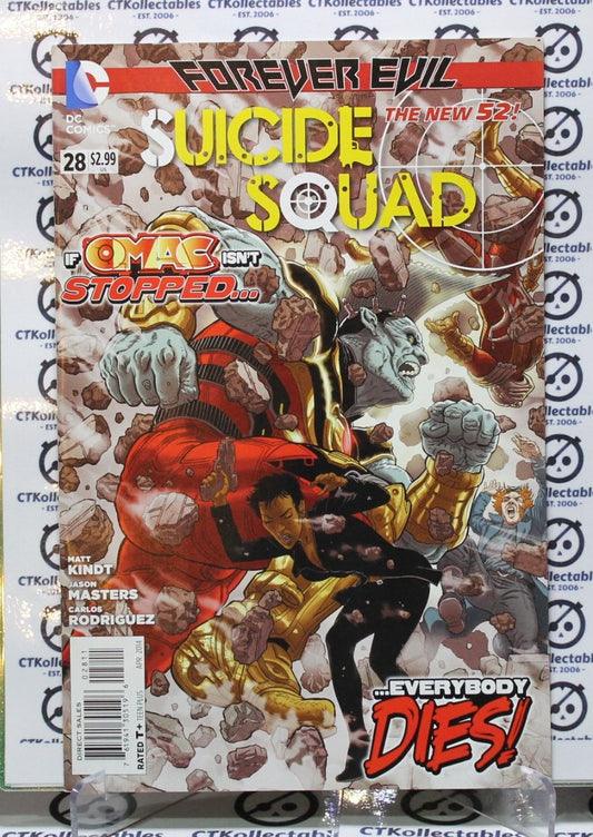 SUICIDE SQUAD # 28 IF OMAC ISN'T STOPPED  FOREVER EVIL NM  DC COMIC BOOK  2014