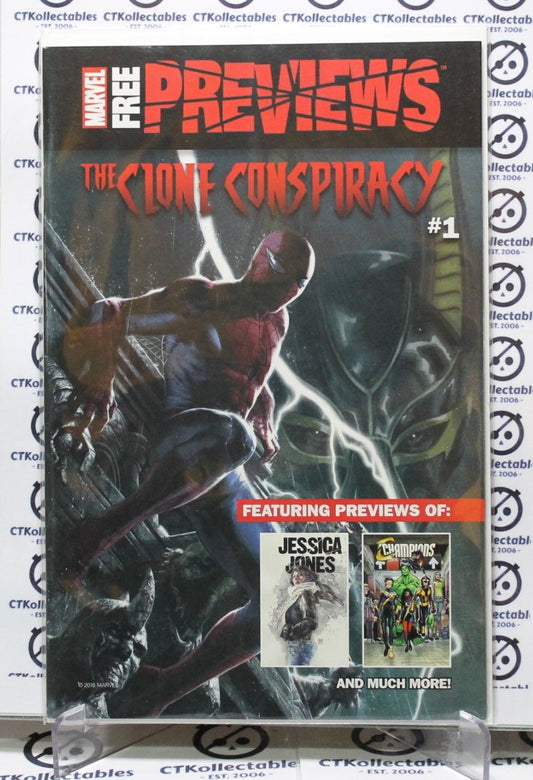 THE CLONE CONSPIRACY  # 1 PREVIEWS  NM /  VF SPIDER-MAN MARVEL  COMIC BOOK 2016