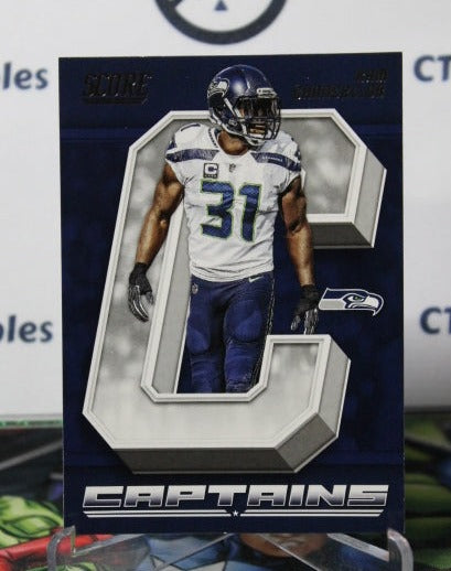 2018 SCORE HAM CHANCELLOR # 26  CAPTAINS NFL SEATTLE SEAHAWKS GRIDIRON  CARD