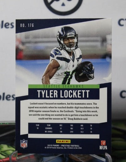 2019 PANINI PRESTIGE TYLER LOCKETT  # 176  NFL SEATTLE SEAHAWKS GRIDIRON  CARD