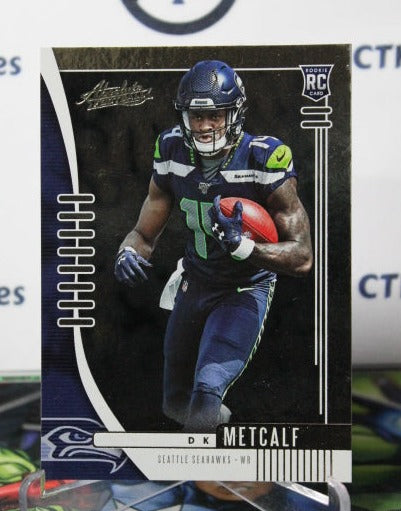 2019 PANINI ABSOLUTE D K METCALF  # 114 ROOKIE  NFL SEATTLE SEAHAWKS GRIDIRON  CARD