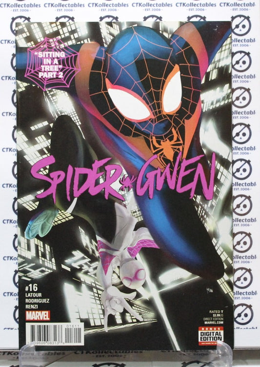 SPIDER-GWEN # 16  MARVEL COMICS NM 2017