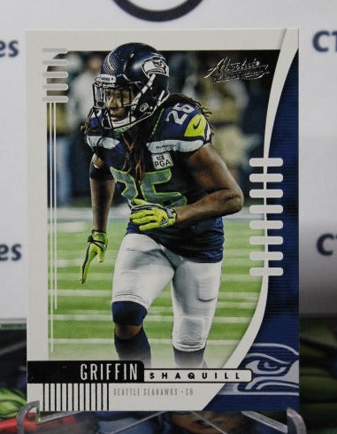 2019 PANINI ABSOLUTE SHAQUILL GRIFFIN # 93  NFL SEATTLE SEAHAWKS GRIDIRON  CARD