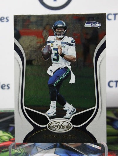 2019 PANINI CERTIFIED RUSSELL WILSON # 98  NFL SEATTLE SEAHAWKS GRIDIRON  CARD