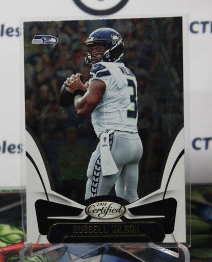2018 PANINI CERTIFIED RUSSELL WILSON # 83  NFL SEATTLE SEAHAWKS GRIDIRON  CARD