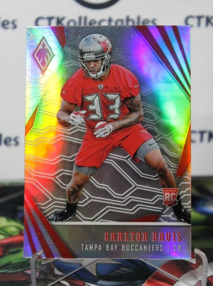 2018 PANINI PHOENIX CARLTON DAVIS # 160 ROOKIE NFL TAMPA BAY BUCCANEERS GRIDIRON  CARD