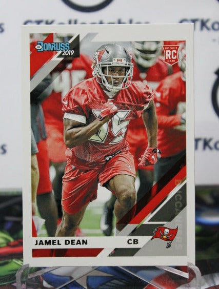 2019 PANINI DONRUSS JAMEL DEAN  # 285 ROOKIE NFL TAMPA BAY BUCCANEERS GRIDIRON  CARD