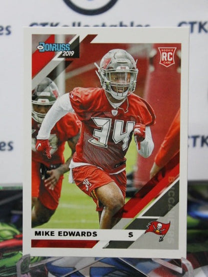 2019 PANINI DONRUSS MIKE EDWARDS  # 286 ROOKIE NFL TAMPA BAY BUCCANEERS GRIDIRON  CARD