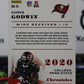 2020 PANINI CHRONICLES CHRIS GODWIN # 91 NFL TAMPA BAY BUCCANEERS GRIDIRON  CARD