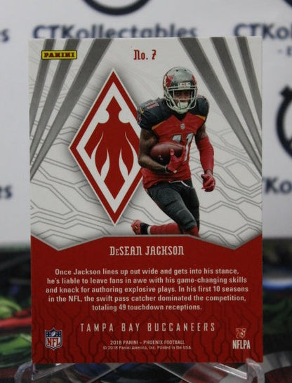 2018 PANINI PHOENIX DeSEAN JACKSON # 7 NFL TAMPA BAY BUCCANEERS GRIDIRON  CARD