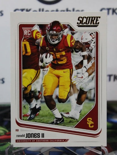 2018 PANINI SCORE RONALD JONES II # 363 DRAFT ROOKIE NFL TAMPA BAY BUCCANEERS GRIDIRON  CARD