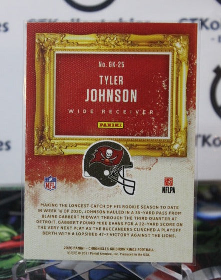 2020 PANINI CHRONICLES GRIDIRON TYLER JOHNSON # GK-25 ROOKIE NFL TAMPA BAY BUCCANEERS GRIDIRON  CARD