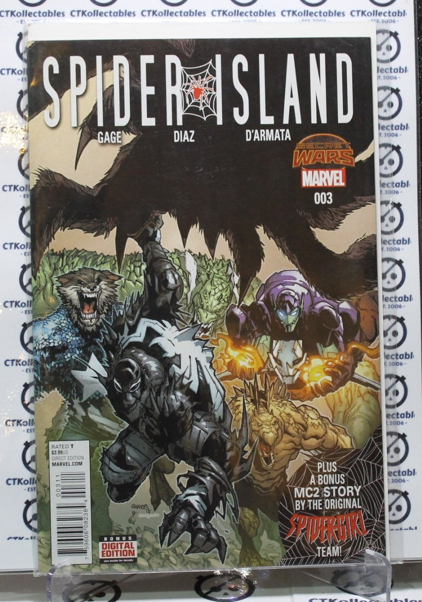 SPIDER ISLAND # 003 BONUS SPIDER-GIRL MARVEL COMICS NM 2015