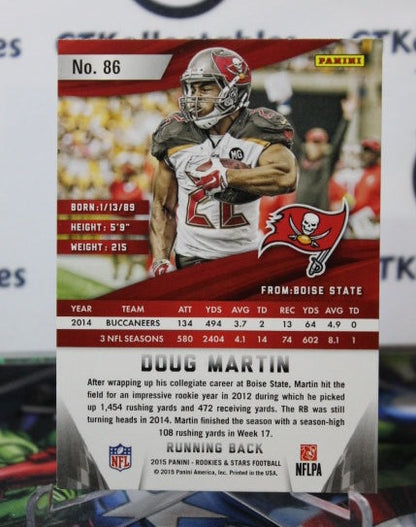 2015 PANINI ROOKIES & STARS DOUG MARTIN # 86 NFL TAMPA BAY BUCCANEERS GRIDIRON  CARD
