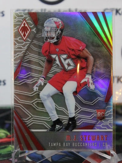 2018 PANINI PHOENIX  M. J. STEWART # 156 ROOKIE NFL TAMPA BAY BUCCANEERS GRIDIRON  CARD