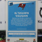 2020 PANINI DONRUSS PRESS PROOF Ke'SHAWN VAUGHN # 336 RATED ROOKIE NFL TAMPA BAY BUCCANEERS GRIDIRON  CARD